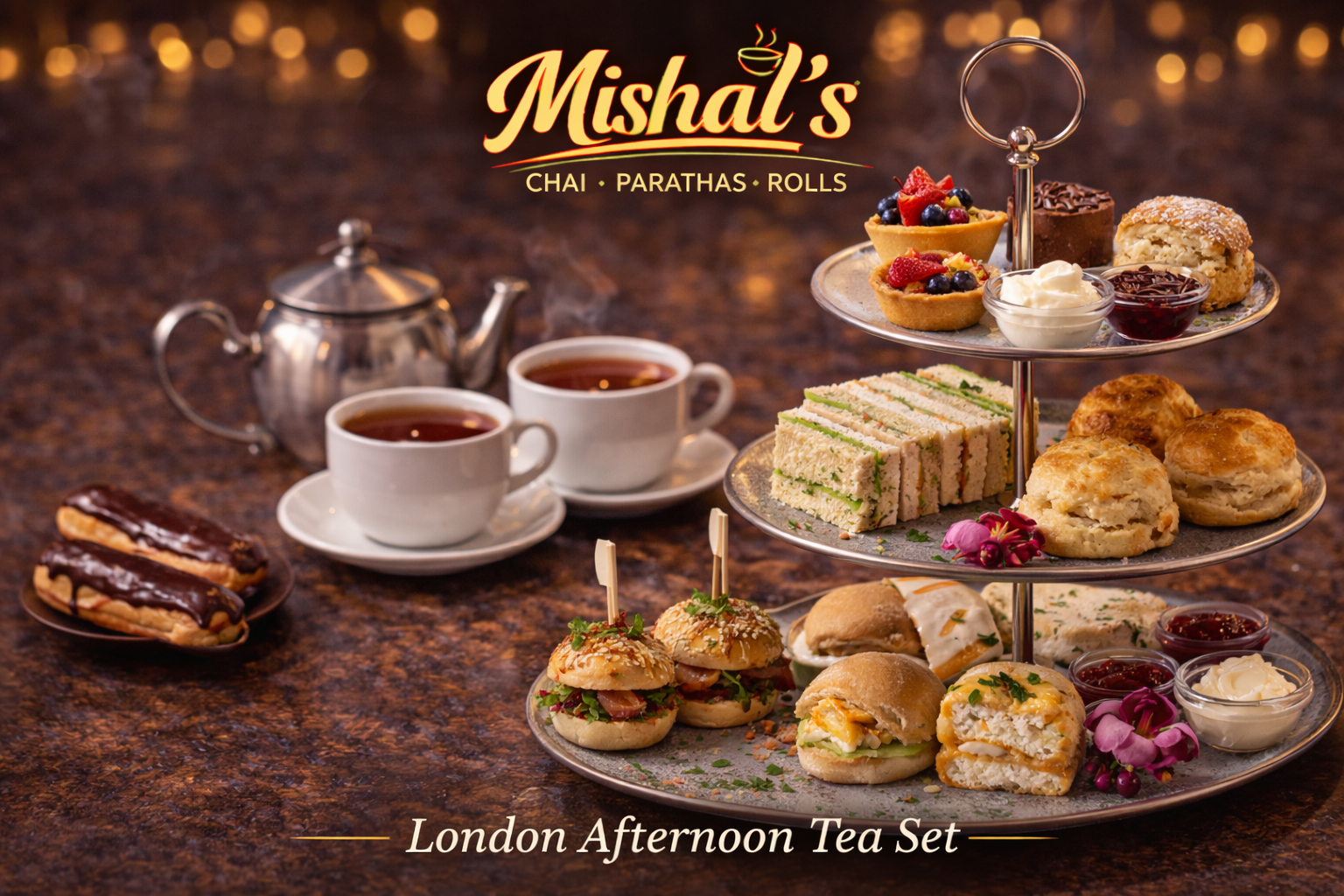  London Afternoon Tea Set